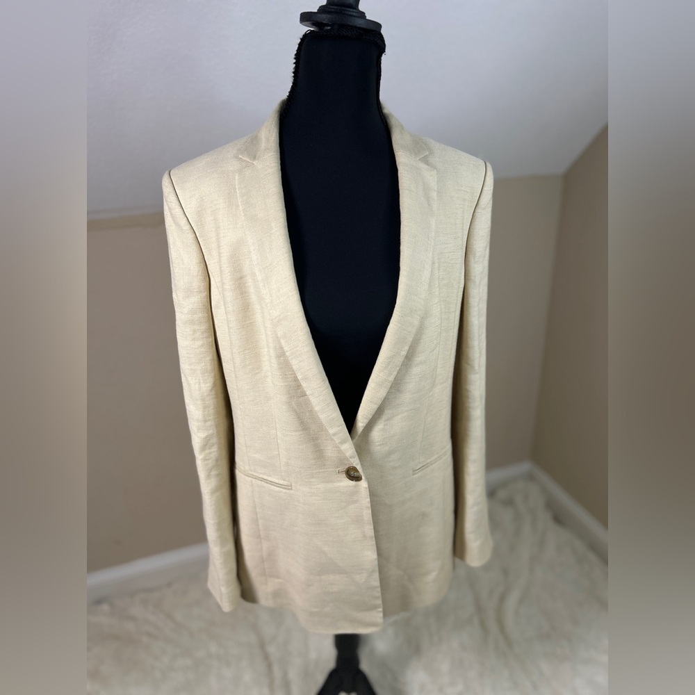 Beautifl NWT Ann Taylor Elegant Beige Women's Pantsuit - Picture 5 of 13